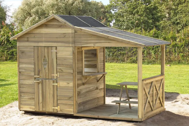 Kinderspielhaus 3 Taverne - Abmessung: 240 x 121 cm