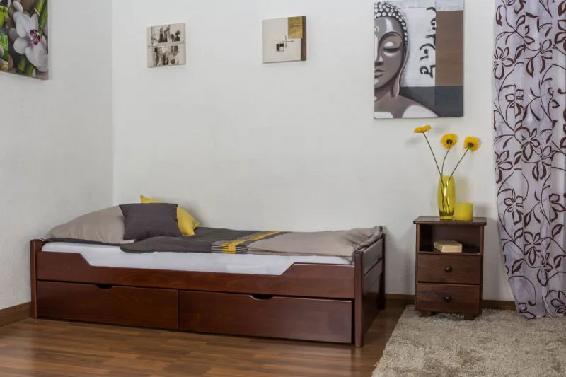 Bett mit Bettkasten 90x200