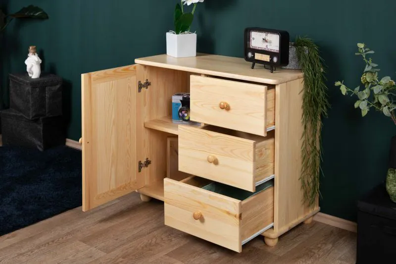 Kommode 90 cm breit Kiefer