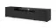 TV-Schrank / TV-Möbel mit vier Fächer Zapopan 116, Farbe: Schwarz, Maße: 42 x 180 x 40 cm, ein Kabelloch, Push-to-open Funktion, stabil und robust