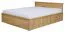 Doppelbett Matam 21 inkl. Lattenrost, Farbe: Eiche - 160 x 200 cm (B x L)