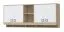 Kinderzimmer - Hängeschrank Benjamin 23, Farbe: Buche / Weiß - 82 x 209 x 37 cm (H x B x T)