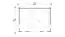 Gartenhaus G291  inkl. Fußboden, 480 x 360 cm, Lichtgrau, 44 mm Blockbohlenhaus, 17,28 m², Satteldach, Premium Isolierverglasung, Fichte/Kiefer