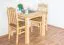 Tisch Holz 90x90