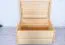 Truhe Kiefer massiv Vollholz natur 006 – Abmessungen: 58 x 94 x 55,5 cm (H x B x T)