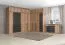 Drehtürenschrank / Kleiderschrank Cerdanyola 03, Farbe: Eiche - Abmessungen: 216 x 100 x 56 cm (H x B x T)