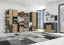 Jugendzimmer Kommode Sprimont 07, Farbe: Grau / Eiche - Abmessungen: 85 x 120 x 40 cm (H x B x T)
