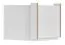 Aufsatz für Drehtürenschrank / Kleiderschrank Cerdanyola, eintürig, Farbe: Eiche / Weiß - Abmessungen: 45 x 53 x 56 cm (H x B x T)