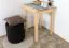 Tisch Kiefer massiv Vollholz natur Junco 233A (eckig) - 60 x 60 cm (B x T)
