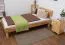 Jugendbett Wooden Nature 03 Kernbuche massiv geölt - Liegefläche 90 x 200 cm (B x L)