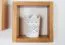 Hängeregal / Wandregal Kiefer massiv Vollholz Erlefarben Junco 283C - Abmessung 20 x 20 x 12 cm