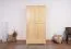 Kleiderschrank Kiefer Vollholz massiv natur Junco 08B - Abmessung 195 x 102 x 59 cm (H x B x T)
