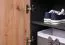 Garderobe Ringerike 02, Farbe: Anthrazit / Eiche Artisan - Abmessungen: 203 x 90 x 32 cm (H x B x T), mit Sitzkissen