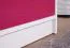 Kinderzimmer - Schreibtisch Walter 09, Farbe: Weiß / Rosa Hochglanz - 80 x 120 x 50 cm (H x B x T)