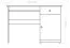 Schreibtisch Kiefer massiv Vollholz natur Junco 190 - Abmessungen: 74 x 110 x 55 cm (H x B x T)