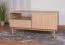 Wohnzimmer Komplett - Set A Acrab, 5-teilig, Eiche Cremona, geriffelte Fronten, Push-to-open Funktion, Japandi-Design, ABS Kantenschutz