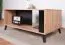 Couchtisch Lassila 07, Farbe: Eiche Artisan / Schwarz - Abmessungen: 47 x 100 x 60 cm (H x B x T)