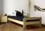 Kinderbett 90 x 200 cm | Massivholz: Kiefer | Natur Lackiert | inkl. Rollrost Abbildung