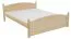 Doppelbett / Gästebett Kiefer massiv Vollholz natur 81, inkl. Lattenrost - 160 x 200 cm (B x L)