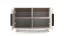 Schuhschrank mit zwei Drehtüren Boquilla 06, Farbe: Kaschmir, schlichtes Design, Push-to-open Funktion, vier Fächer, Maße: 42 x 70 x 40 cm, für den Vorraum