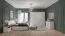 Schublade für Doppelbett Lotofaga, Farbe: Weiß - 20 x 72 x 188 cm (H x B x L)