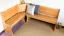 Eckbank Kiefer massiv Vollholz Erlefarben Junco 243 - Abmessungen: 85 x 110 x 150 cm (H x B x L)