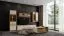 Hängeregal / Wandregal Gataivai 31, Farbe: Beige Hochglanz / Walnuss - Abmessungen: 35 x 92 x 21 cm (H x B x T)