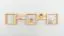 Wandregal 160 cm breit