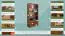 Bücherregal Kiefer massiv Vollholz Eichefarben B003 - Abmessung 190 x 80 x 42 cm (H x B x T)