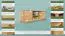 TV-Unterschrank Kiefer Vollholz massiv natur 002 - Abmessung 55 x 156 x 47 cm (H x B x T)