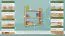 Hängeregal / Wandregal Kiefer massiv Vollholz natur 013 - Abmessung 72 x 60 x 20 cm (H x B x T)