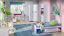Kinderzimmer - Schiebetürenschrank / Kleiderschrank Frank 14, Farbe: Weiß / Rosa - 189 x 120 x 60 cm (H x B x T)