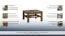 Couchtisch Fazenda 23, Farbe: Dunkelbraun, Eiche teilmassiv – 75 x 75 x 45 cm (B x T x H)