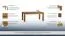 Esstisch ausziehbar Bujari 04 (eckig), Farbe: Braun, Eiche – teilmassiv – 140 – 200 x 90 cm (B x T)