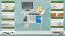 Schreibtisch Kiefer massiv Vollholz weiß lackiert Junco 195 - Abmessung 75 x 103 x 57 cm