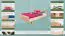 Kinderbett / Jugendbett Buche massiv Vollholz natur 116B, inkl. Lattenrost - 200 x 140 cm (L x B)