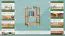 Regal Kiefer massiv Vollholz Erlefarben Junco 57B - 86 x 70 x 30 cm (H x B x T)