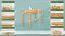 Tisch Kiefer massiv Vollholz Erlefarben Junco 227D (eckig) - 120 x 60 cm (B x T)