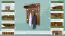 Garderobe Kiefer massiv Vollholz Eichefarben Rustikal Junco 346 – Abmessung: 100 x 80 x 33 cm (H x B x T)