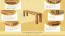 Bank Wooden Nature 133 Eiche massiv - 140 x 33 cm (L x B)