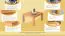 Couchtisch Wooden Nature 419 Kernbuche massiv - 80 x 80 x 45 cm (B x T x H)