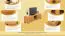 TV - Unterschrank Wooden Nature 126 Kernbuche massiv - 48 x 160 x 40 cm (H x B x T)