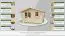 Gartenhaus R10 - 44 mm Blockbohlenhaus, Grundfläche: 11,90 m², Satteldach