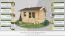 Gartenhaus I14 - 44 mm Blockbohlenhaus, Grundfläche: 15,80 m², Satteldach