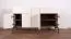 Kommode Asau 14, Farbe: Kaschmir / Eiche dunkel - Abmessungen: 83 x 150 x 47 cm (H x B x T)