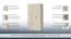 Kinderzimmer - Drehtürenschrank / Kleiderschrank Benjamin 19, Farbe: Buche / Creme - 236 x 126 x 56 cm (H x B x T)