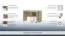 Schreibtisch 29, Farbe: Buche / Weiß - 76 x 125 x 60 cm (H x B x T)
