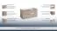 Waschtischunterschrank Meerut 70, Farbe: Eiche Grau – 50 x 99 x 45 cm (H x B x T)