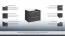 Waschtischunterschrank Rajkot 45, Farbe: Eiche Schwarz – 50 x 59 x 45 cm (H x B x T)
