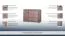Kommode Sokone 11 mit Holzmaserungen, Farbe Sanremo, 85 x 115 x 46 cm, 3 Schubladen mit Metallgriffen, 1 Drehtür, ABS Kanten, 1 Einlegeboden